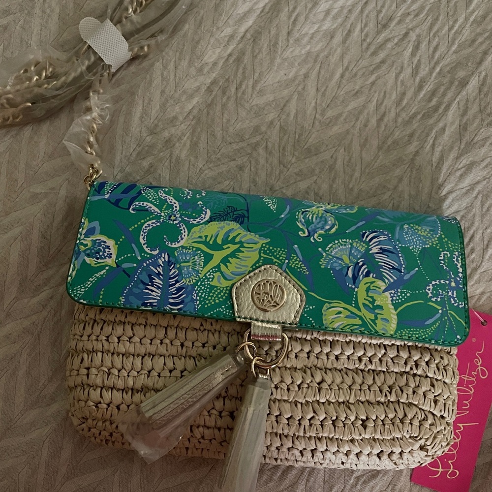 Lilly Pulitzer GWP green purse